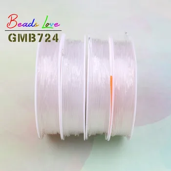 0,6 mm 0,8 mm 1mm Gennemsigtig Elastisk Krystal Ledning Perlebesat String Wire Tråd Til Smykker at Gøre DIY-Halskæde og Armbånd Tilbehør