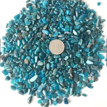 100g Naturlige apatit grus primære farve krystal grus indrettet pot akvarium