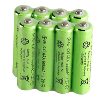 2/4/6/8/10stk 1,2 V 600mAh AAA nicd Genopladelige Batteri Til Fjernbetjening legetøj elektrisk legetøj, belysning værktøj