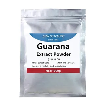 50-1000g Naturlige Guarana Ekstrakt Pulver/Koffein,gua La Na,tarm og Fordøjelse,Vægttab,Smerter,med Gratis Forsendelse