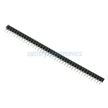 5PCS Strip Tin PCB Kvindelige IC-Breakable 40pin Enkelt Række Runde Header Socket NY