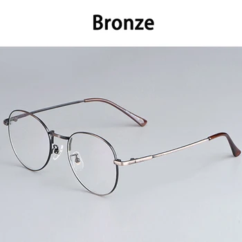 Custom Mode Nærsynethed Recept Briller Til Mænd, Kvinder Retro Oval Rim Progressiv Multifokal Læsning Briller Fotokromisk Beskyttelsesbriller