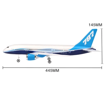DIY Fjernbetjening Fly EPP RC Drone Boeings 787-Model 2,4 G 3-Kanal Fjernbetjening Fly Til Børn Gave