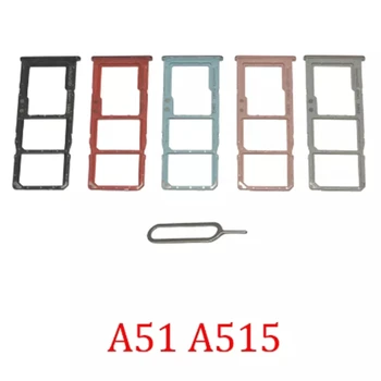 Dual Enkelt SIM-Kort Skuffe Til Samsung Galaxy A51 A515F Indehaveren SD-Slot