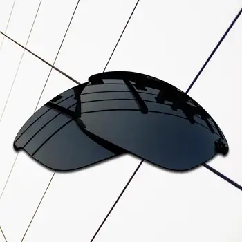 Engros E. O. S Polariseret Udskiftning Linser for Oakley Half Jacket Sunglasses - Sorter Farver
