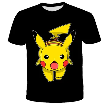 Fashion baby boy T-shirt kids T-shirt top kids Pokemon shirt tegnefilm casual print kostume børn kostume Pokemon trøje