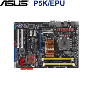 For Asus P5K EPU Bundkort Oprindelige P35 Socket LGA 775 DDR2 8GB USB2.0 4 SATA II Desktop-Computer Bundkort, der Anvendes