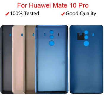 For HUAWEI Mate 10 Pro Tilbage batteridækslet Bag Døren Boliger Tilfælde Glas Panel Erstatning For HUAWEI Mate 10 Batteri Cover