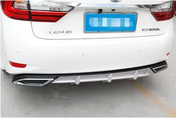 For Lexus ES250 ABS Bageste Kofanger Diffuser Protektor For 2018-2019 ES200 ES350 Body kit bageste kofanger Front skovl hækspoiler læbe