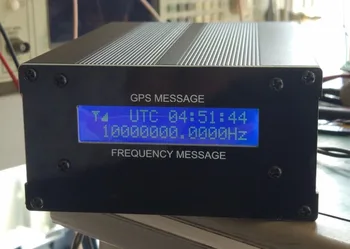 GPSDO GPS-Ur 10M sinusbølge med LCD-Skærm, Frekvens Besked GPS Disciplineret Oscillator + Antenne +power