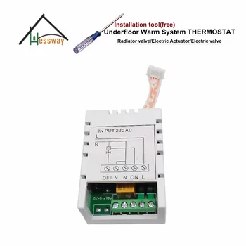 HESSWAY Gulvvarme Termisk El-Aktuator termostat Varmt Gulv med Manifold ventil kontrol