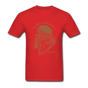 Hip Hop Street Mand, Sort T-shirt Sabbathe Rock Band Shirts USA-Turné 78 Voksen Stor Bomuld O-Neck T-Shirt Til Gruppen