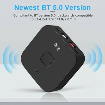 Hot Bluetooth-5.0 RCA Audio Receiver APTX 3,5 mm AUX-Stik Musik Trådløse Bluetooth-Adapter, Med NFC-for Bil, Computer, TV-Højttalere
