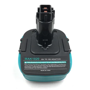 Hot MAK1820 Batteri Adapter Til Makita 18V Li-Ion Batteri BL1830 BL1860 Konvertere til for Dewalt DC9096 Ni-Cd, Ni-Mh-Batterier Værktøjer