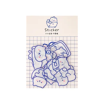 Kreative Søde Tegneserie Enkelt Afrivelig Diy Håndlavet Dekoration Ins Vind Mærkat College Studerende Label Papir Logo Koreansk Tilpasset