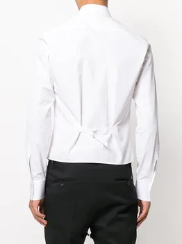 Mænd ' s Nye Mode, Personlig tilpasning Store størrelse i Kort Slank med Lange Ærmer Bomuld Skjorte