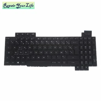 Ny fransk azerty-baggrundsbelyst tastatur til ASUS ROG GL503 GL503VD GL503VS GL503VM GL503GE GL703GE FR computer keyboards AEBKLF00020