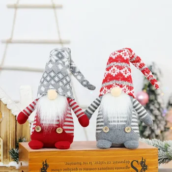Ny Jul Nordiske Skov Ansigtsløse Gnome Santa Tulip Rudolph Dukke Dekoration Til Hjemmet, Gaver, Pynt Festartikler