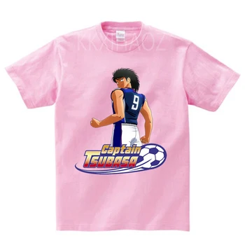 Ny Tegnefilm Animationsfilm Kaptajn Tsubasa Trykt Harauku Bomuld T-Shirt Sommer Fashion Boy ' s T-Shirts Sjove Teens Tee Piger Tøj
