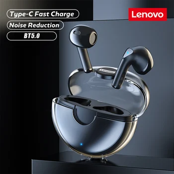 Nye Ankomst Lenovo LP80 TWS Bluetooth Hovedtelefon Mini Trådløse Hovedtelefoner Øretelefoner Headset Med Noise Cancelling Mikrofon Øre-Knopper