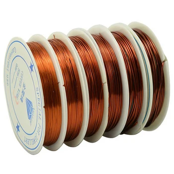 Og farveægte kobbertråd Til Armbånd Halskæde Smykker at Gøre DIY Tilbehør 0.25/0.3/0.4/0.5/0.6//0.8/1.0 mm Håndværk Beading Wire