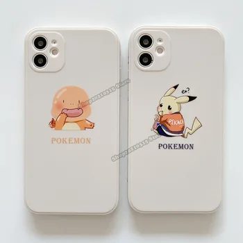 Pokemon Pikachu Telefon Cases til IPhone 6 6s 7 8 Plus SE2 X XS Antal 11 Pro Max 12 Pro Max Mini-Telefonen Bagsiden Tegnefilm Shell Gave