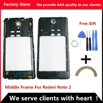 Q&Y QYJOY AAA Kvalitet Midterste Ramme For Xiaomi Redmi Note 2 Midterste Ramme Boliger Cover