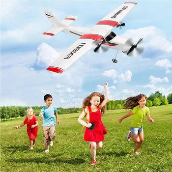 RC Fly Toy Cessna 2,4 GHz 2CH EPP Håndværk Skum Elektriske Udendørs Fjernbetjening Svævefly FX-801 RC Fly DIY fastvinget Fly