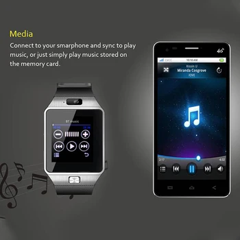 Reloj DZ09 Smart Ur Relogio Android Smartwatch Kvinder Kamera Sim-Kort, Smart Ur Mænd Subwoofer dz09 Armbåndsur Mode Gave