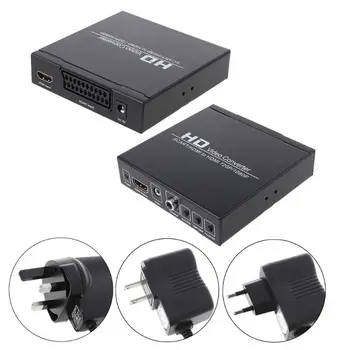 SCART HDMI til HDMI Konverter Full HD 1080P 3,5 mm Coaxia Digital High Definition Video Audio Converter For HDTV HD-TV Set-top Box
