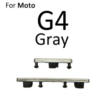 Tænd Sluk Lydstyrke Mute-Kontakten Side-Knappen Komplet Sæt Til Motorola Moto G G3 G4 G5 Plus Spil