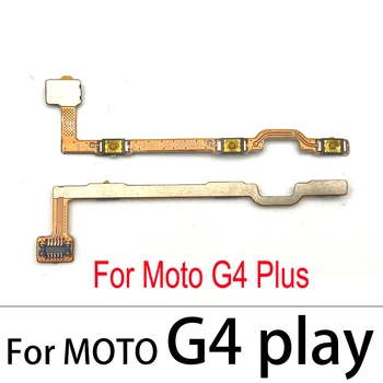 Tænd Sluk Lydstyrke Side-Knappen Nede Flex-Kabel For Moto G4 G5 G5S Spille G6 G7-landene Plus G8-Power Lite En G-Stil