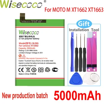 WISECOCO Høj Kapacitet BL265 Batteri Til Lenovo XT1662 Batteri Til MOTO M XT1662 XT1663 Mobiltelefon+Tracking Nummer+Gave værktøjer