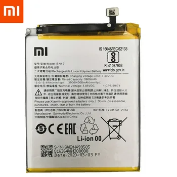 XiaoMi Oprindelige Erstatning Batteri BN49 For Xiaomi Redmi 7A Nye Autentiske Telefonens Batteri 4000mAh Med Gratis Værktøjer