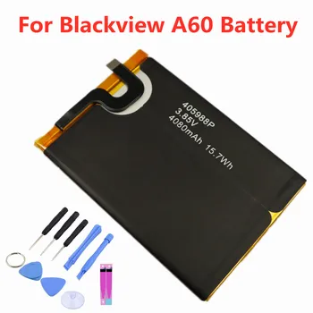 Ægte Original 405988p Batteri 4080mAh For Blackview A60 Mobiltelefon Høj Kvalitet Erstatning Batteria + Værktøjer